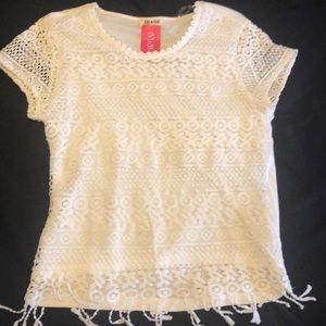 White lace top